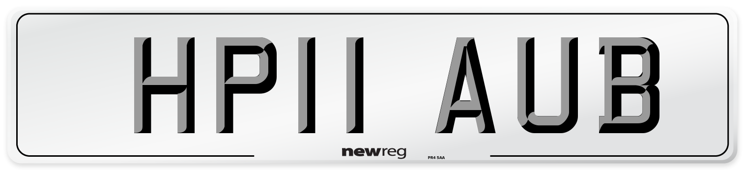 HP11 AUB Number Plate from New Reg